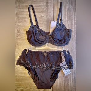 Marie Jo- 34D Bra with Small matching panty